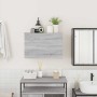 Armario de pared baño madera ingeniería gris Sonoma 60x25x40 cm de , Tocadores de baño - Ref: Foro24-860072, Precio: 54,37 €