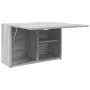 Armario de pared baño madera ingeniería gris Sonoma 60x25x40 cm de , Tocadores de baño - Ref: Foro24-860072, Precio: 50,55 €,...