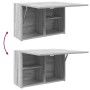 Armario de pared baño madera ingeniería gris Sonoma 60x25x40 cm by , bathroom vanities - Ref: Foro24-860072, Price: 52,33 €, ...