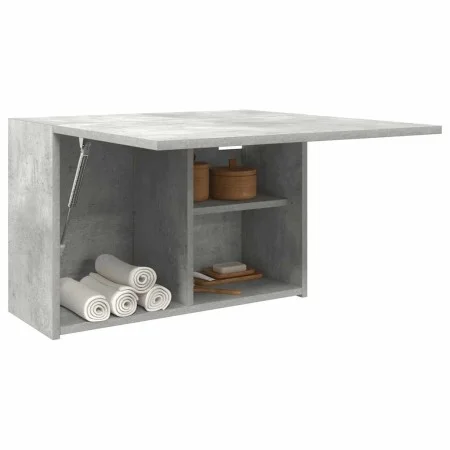 Mueble de pared baño madera ingeniería gris hormigón 60x25x40cm de , Tocadores de baño - Ref: Foro24-860070, Precio: 51,86 €,...