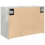 Mueble de pared baño madera ingeniería gris hormigón 60x25x40cm de , Tocadores de baño - Ref: Foro24-860070, Precio: 54,16 €,...
