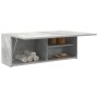 Mueble de pared baño madera ingeniería gris hormigón 80x25x30cm von , Badezimmerwaschtische - Ref: Foro24-860079, Preis: 52,2...