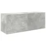 Mueble de pared baño madera ingeniería gris hormigón 80x25x30cm de , Tocadores de baño - Ref: Foro24-860079, Precio: 51,01 €,...