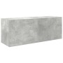 Mueble de pared baño madera ingeniería gris hormigón 80x25x30cm von , Badezimmerwaschtische - Ref: Foro24-860079, Preis: 52,2...