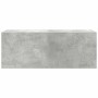 Mueble de pared baño madera ingeniería gris hormigón 80x25x30cm von , Badezimmerwaschtische - Ref: Foro24-860079, Preis: 52,2...