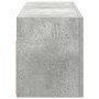 Mueble de pared baño madera ingeniería gris hormigón 80x25x30cm von , Badezimmerwaschtische - Ref: Foro24-860079, Preis: 52,2...