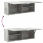 Mueble de pared baño madera ingeniería gris hormigón 80x25x30cm von , Badezimmerwaschtische - Ref: Foro24-860079, Preis: 52,2...