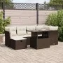 Juego de sofás de jardín 7 piezas con cojines ratán PE marrón von , Gartensets - Ref: Foro24-3327783, Preis: 503,23 €, Rabatt: %