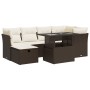 Juego de sofás de jardín 7 piezas con cojines ratán PE marrón von , Gartensets - Ref: Foro24-3327783, Preis: 501,07 €, Rabatt: %
