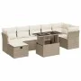 Set de sofás de jardín y cojines 8 piezas ratán sintético beige by , Garden sets - Ref: Foro24-3327788, Price: 566,69 €, Disc...
