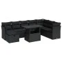 Set de sofás de jardín con cojines 9 pzas ratán sintético negro von , Gartensets - Ref: Foro24-3327795, Preis: 601,61 €, Raba...