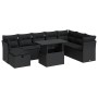 Set de sofás de jardín con cojines 9 pzas ratán sintético negro von , Gartensets - Ref: Foro24-3327795, Preis: 621,93 €, Raba...