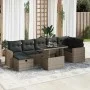 Set de sofás de jardín y cojines 8 piezas ratán sintético gris von , Gartensets - Ref: Foro24-3327830, Preis: 525,19 €, Rabat...
