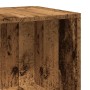 Mueble de esquina madera de ingeniería envejecida 33x33x132 cm von , Schließfächer und Lagerschränke - Ref: Foro24-856722, Pr...