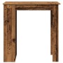 Mesa bar con estante almacenaje envejecida 102x50x103,5 cm von , Küchen- und Esstische - Ref: Foro24-856762, Preis: 107,24 €,...