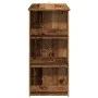 Mesa bar con estante almacenaje envejecida 102x50x103,5 cm by , Kitchen and dining tables - Ref: Foro24-856762, Price: 99,67 ...