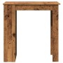 Mesa bar y estante madera ingeniería envejecida 102x50x103,5cm von , Küchen- und Esstische - Ref: Foro24-856760, Preis: 80,28...