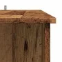Mesa bar y estante madera ingeniería envejecida 102x50x103,5cm de , Mesas de cocina y de comedor - Ref: Foro24-856760, Precio...