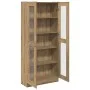 Aparador alto madera ingeniería roble artisan 82,5x30,5x185 cm de , Aparadores - Ref: Foro24-3318721, Precio: 173,56 €, Descu...