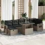 Set de sofás de jardín y cojines 8 piezas ratán sintético gris von , Gartensets - Ref: Foro24-3327870, Preis: 530,33 €, Rabat...