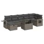 Set de sofás de jardín y cojines 8 piezas ratán sintético gris von , Gartensets - Ref: Foro24-3327870, Preis: 530,33 €, Rabat...