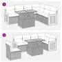 Set sofás jardín y cojines 7 pzas ratán sintético acacia beige by , Garden sets - Ref: Foro24-3327720, Price: 504,19 €, Disco...