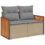 Set sofás jardín y cojines 7 pzas ratán sintético acacia beige von , Gartensets - Ref: Foro24-3327748, Preis: 595,47 €, Rabat...