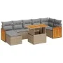 Set sofás jardín y cojines 7 pzas ratán sintético acacia beige von , Gartensets - Ref: Foro24-3327741, Preis: 562,82 €, Rabat...