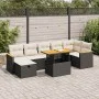 Set de muebles de jardín 5 pzas y cojines ratán sintético negro von , Gartensets - Ref: Foro24-3328120, Preis: 493,41 €, Raba...
