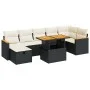 Set de muebles de jardín 5 pzas y cojines ratán sintético negro von , Gartensets - Ref: Foro24-3328120, Preis: 493,41 €, Raba...