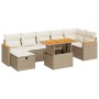 Juego de sofás jardín con cojines 5 pzas ratán sintético beige von , Gartensets - Ref: Foro24-3328122, Preis: 553,99 €, Rabat...