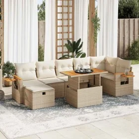 Juego de sofás jardín con cojines 5 pzas ratán sintético beige von , Gartensets - Ref: Foro24-3328143, Preis: 593,28 €, Rabat...