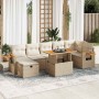 Juego de sofás jardín con cojines 5 pzas ratán sintético beige von , Gartensets - Ref: Foro24-3328143, Preis: 583,78 €, Rabat...