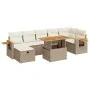 Juego de sofás jardín con cojines 5 pzas ratán sintético beige by , Garden sets - Ref: Foro24-3328143, Price: 593,28 €, Disco...