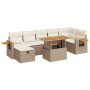 Juego de sofás jardín con cojines 5 pzas ratán sintético beige von , Gartensets - Ref: Foro24-3328143, Preis: 583,78 €, Rabat...