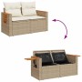 Juego de sofás jardín con cojines 5 pzas ratán sintético beige von , Gartensets - Ref: Foro24-3328143, Preis: 583,78 €, Rabat...