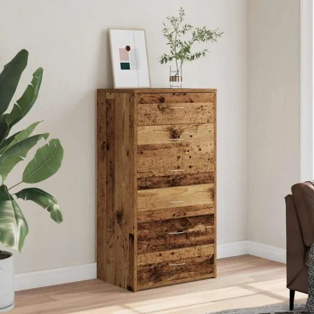 Aparador con 6 cajones madera contrachapada 50x34x96 cm by , Sideboards - Ref: Foro24-855890, Price: 104,52 €, Discount: %