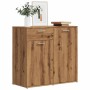 Aparador de madera contrachapada color roble artesano by , Sideboards - Ref: Foro24-856007, Price: 90,65 €, Discount: %