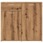 Aparador de madera contrachapada color roble artesano by , Sideboards - Ref: Foro24-856007, Price: 90,65 €, Discount: %