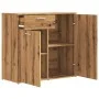 Aparador de madera contrachapada color roble artesano von , Sideboards - Ref: Foro24-856007, Preis: 89,20 €, Rabatt: %