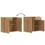 Aparador de madera contrachapada color roble artesano von , Sideboards - Ref: Foro24-856007, Preis: 89,20 €, Rabatt: %