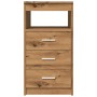 Cajonera de madera de ingeniería roble artisan 40x50x76 cm by , Lockers and storage cabinets - Ref: Foro24-856005, Price: 92,...