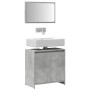 Set muebles de baño 2 piezas madera contrachapada gris hormigón von , Badezimmermöbel - Ref: Foro24-856066, Preis: 65,32 €, R...