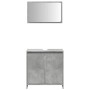 Set muebles de baño 2 piezas madera contrachapada gris hormigón von , Badezimmermöbel - Ref: Foro24-856066, Preis: 65,32 €, R...