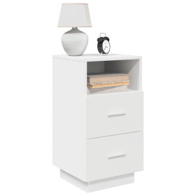 Mesillas de noche 2 uds con 2 cajones blanco 36x36x68 cm von , Nachttische - Ref: Foro24-858579, Preis: 100,14 €, Rabatt: %