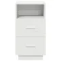 Mesillas de noche 2 uds con 2 cajones blanco 36x36x68 cm by , Nightstands - Ref: Foro24-858579, Price: 100,14 €, Discount: %