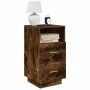 Mesillas de noche 2 uds con 2 cajones roble ahumado 36x36x68 cm von , Nachttische - Ref: Foro24-858587, Preis: 98,37 €, Rabat...
