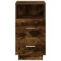 Mesillas de noche 2 uds con 2 cajones roble ahumado 36x36x68 cm von , Nachttische - Ref: Foro24-858587, Preis: 98,37 €, Rabat...