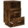 Mesillas de noche 2 uds con 2 cajones roble ahumado 36x36x68 cm von , Nachttische - Ref: Foro24-858587, Preis: 98,37 €, Rabat...