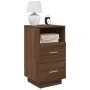 Mesillas de noche 2 uds con 2 cajones roble marrón 36x36x68 cm by , Nightstands - Ref: Foro24-858591, Price: 101,98 €, Discou...